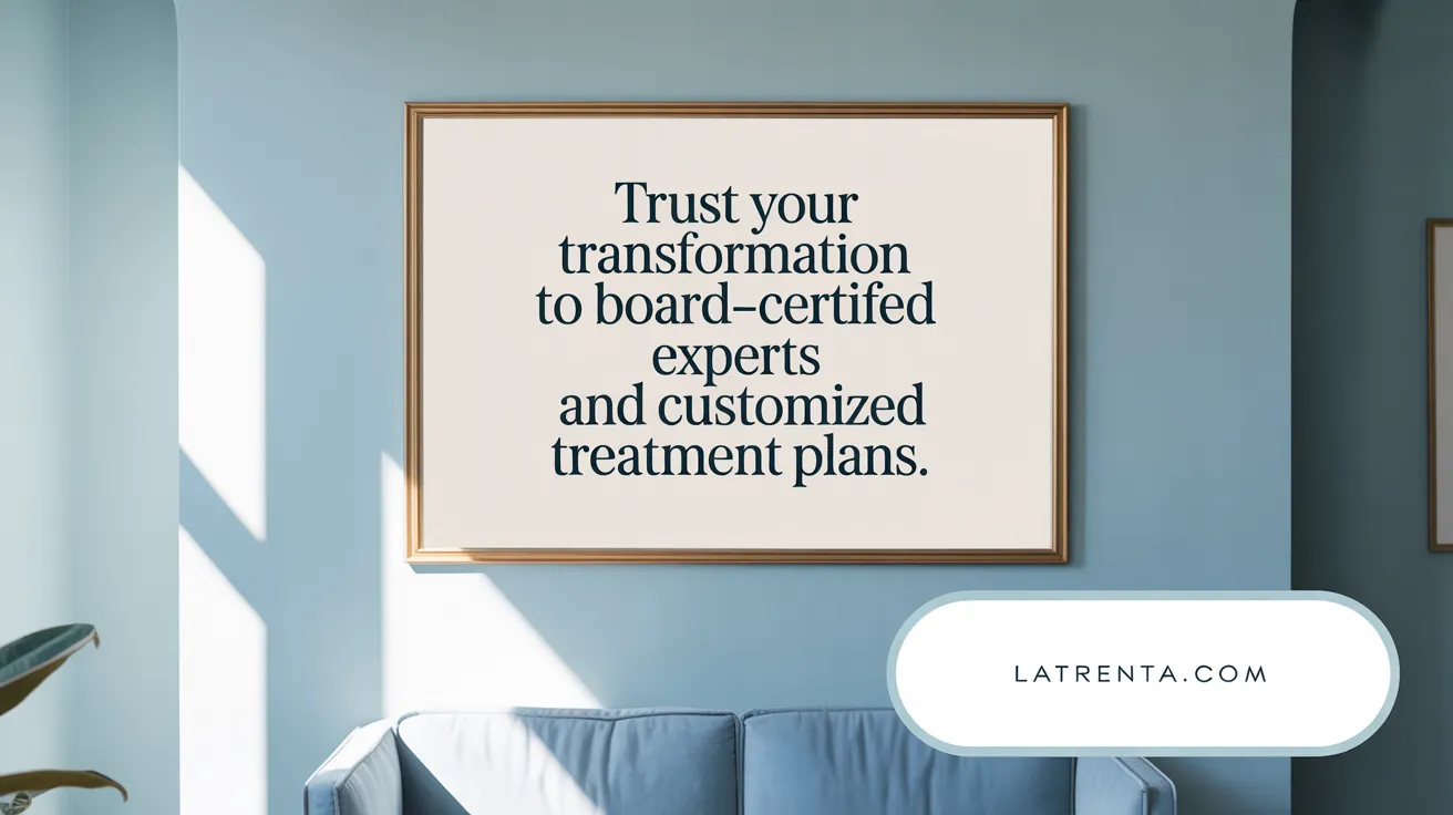 Trust Your Transformation to Board-Certified Experts and Customized Treatment Plans