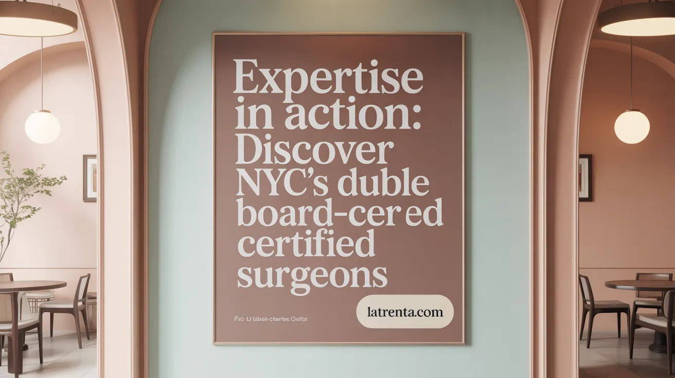 Expertise in Action: Discover NYC's Double Board-Certified Surgeons
