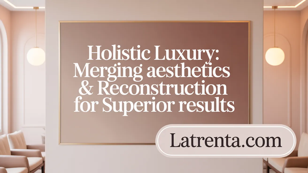 Holistic Luxury: Merging Aesthetics & Reconstruction for Superior Results