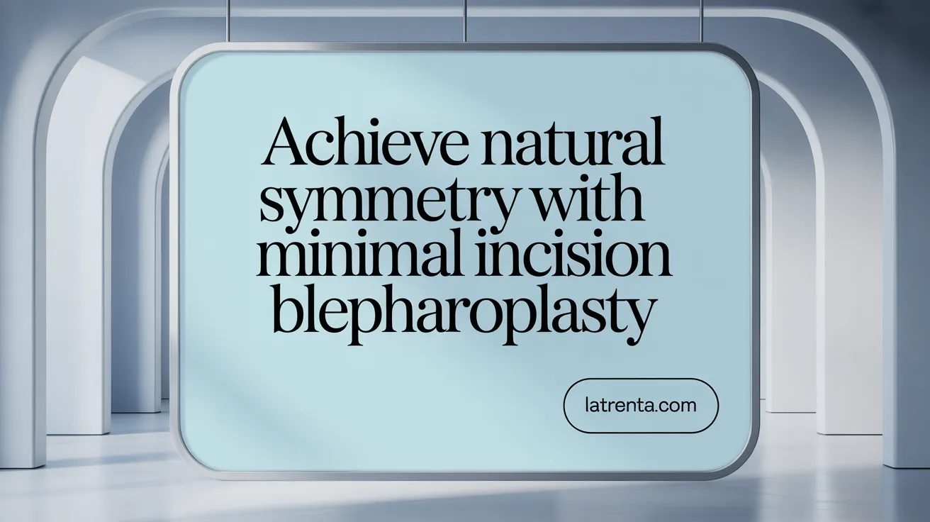 Achieve Natural Symmetry with Minimal Incision Blepharoplasty