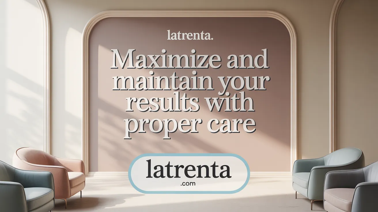 Maximize and Maintain Your Results with Proper Care