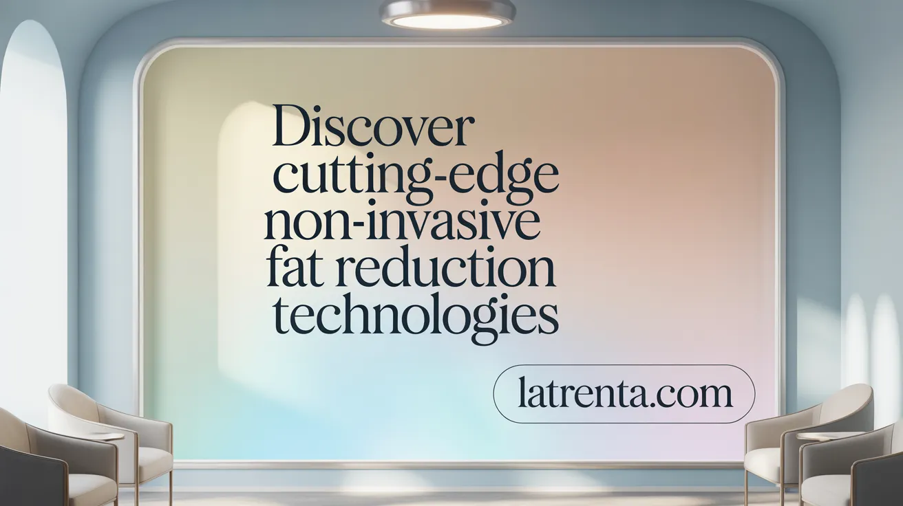Discover Cutting-Edge Non-Invasive Fat Reduction Technologies