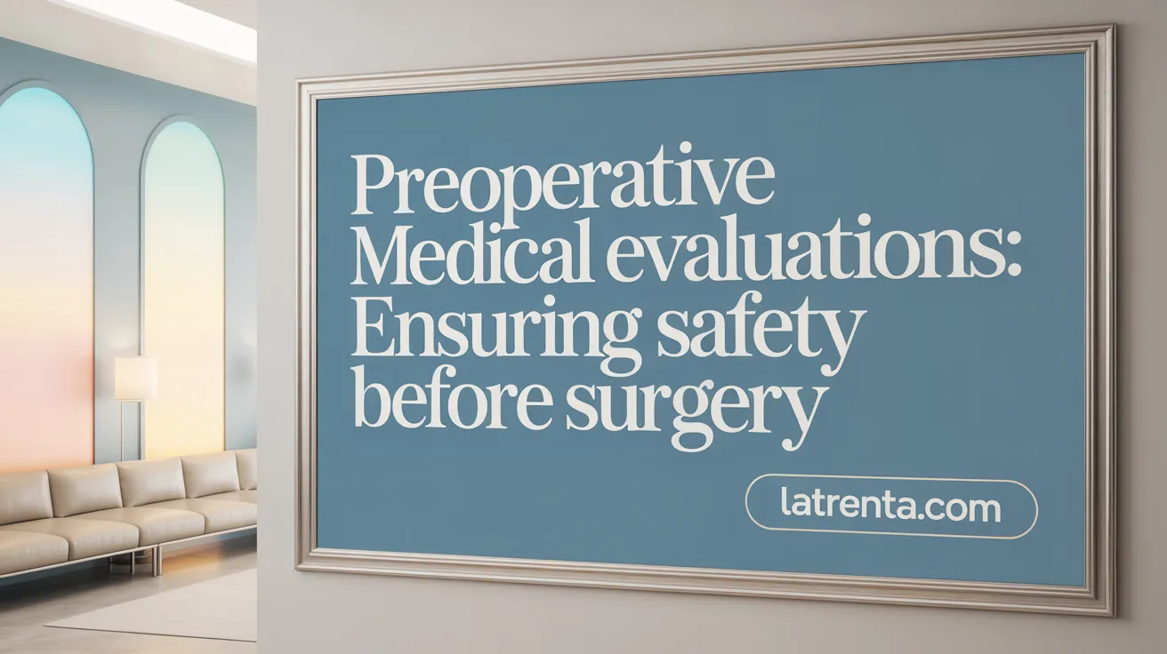 Preoperative Medical Evaluations: Ensuring Safety Before Surgery