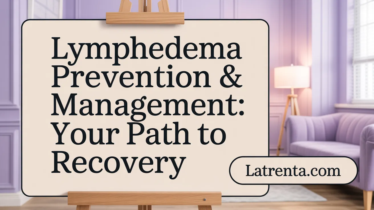 Lymphedema Prevention & Management: Your Path to Recovery
