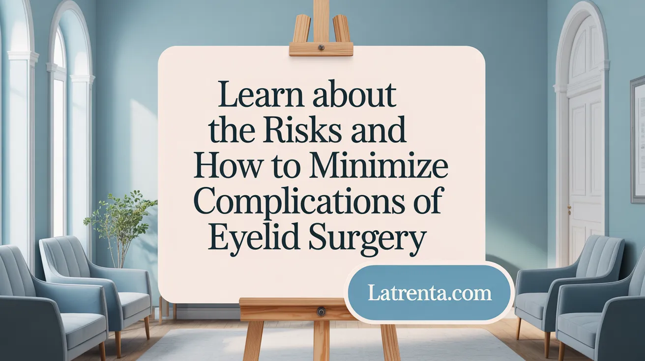 Learn About the Risks and How to Minimize Complications of Eyelid Surgery