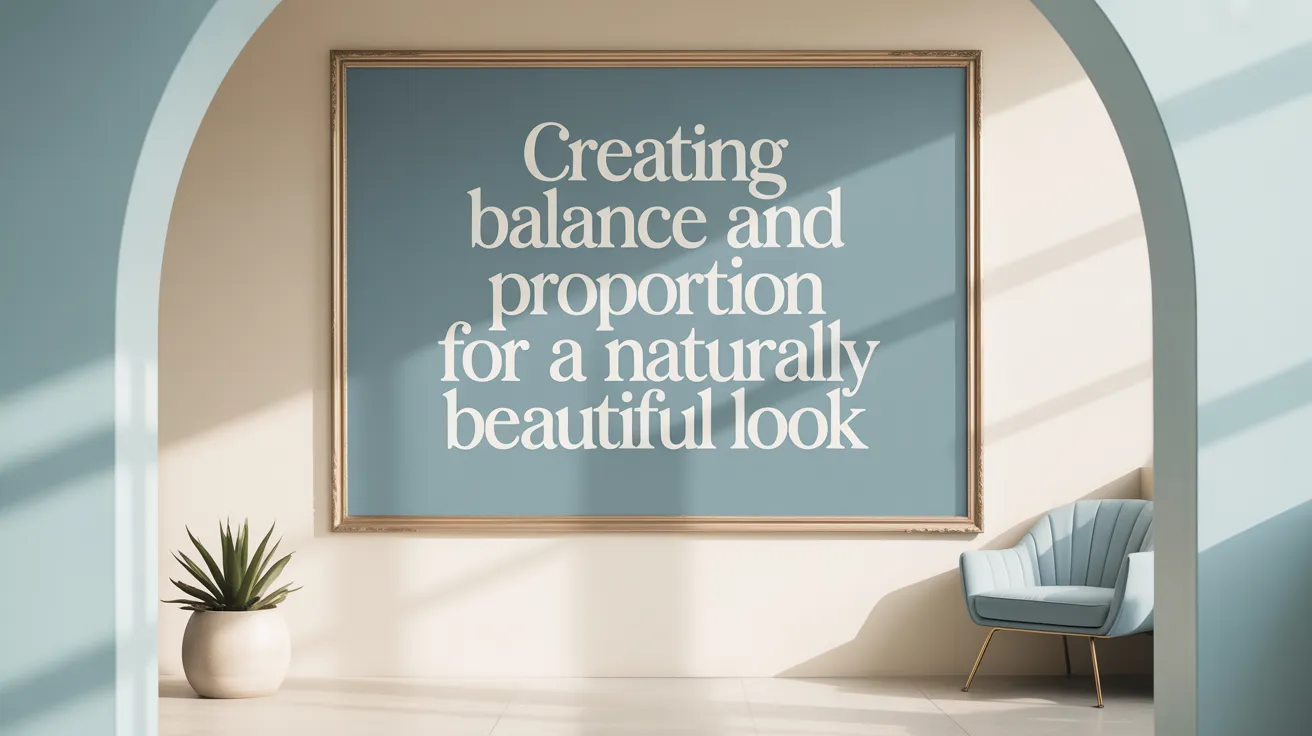 Creating Balance and Proportion for a Naturally Beautiful Look