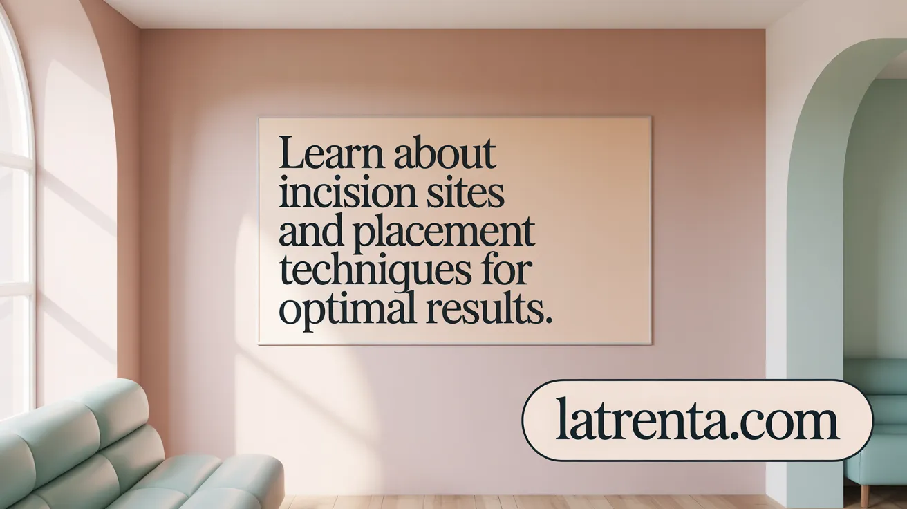 Learn About Incision Sites and Placement Techniques for Optimal Results