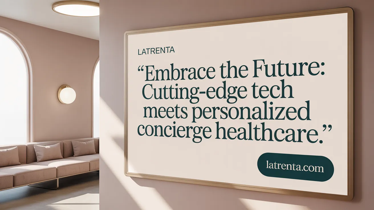 Embrace the Future: Cutting-Edge Tech Meets Personalized Concierge Healthcare