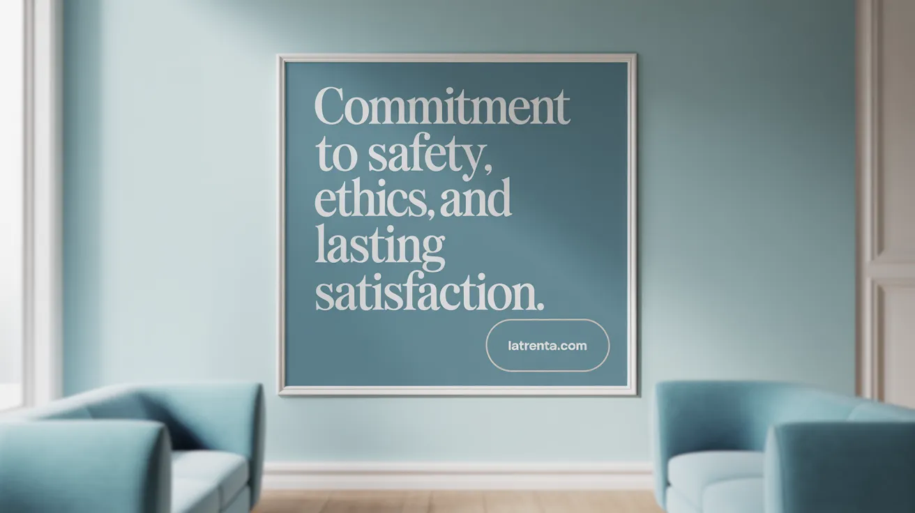 Commitment to Safety, Ethics, and Lasting Satisfaction