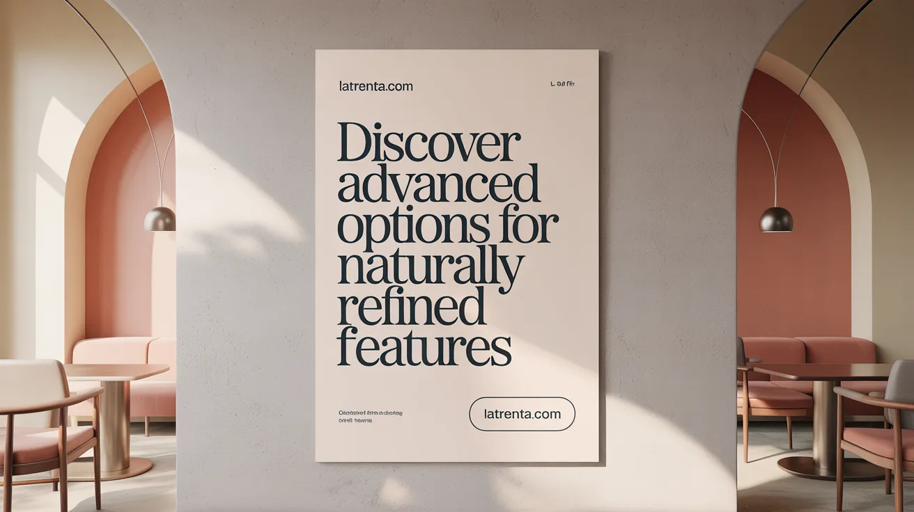 Discover advanced options for naturally refined features