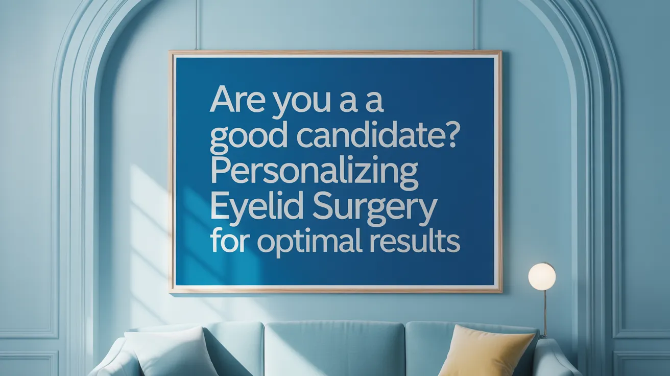 Are You a Good Candidate? Personalizing Eyelid Surgery for Optimal Results