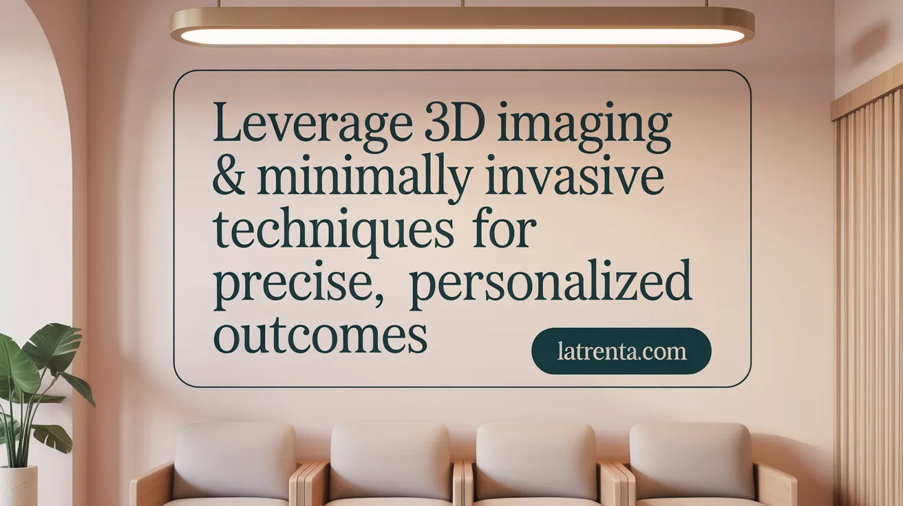 Leverage 3D Imaging & Minimally Invasive Techniques for Precise, Personalized Outcomes