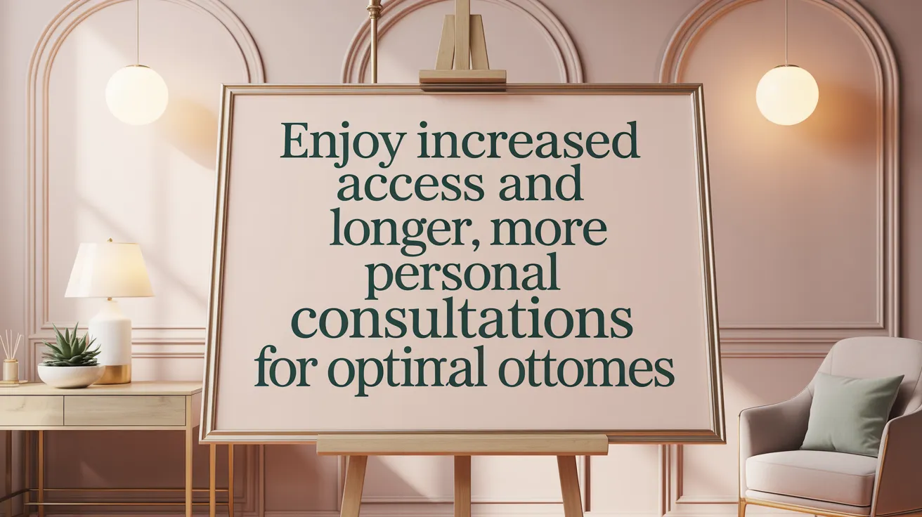 Enjoy Increased Access and Longer, More Personal Consultations for Optimal Outcomes