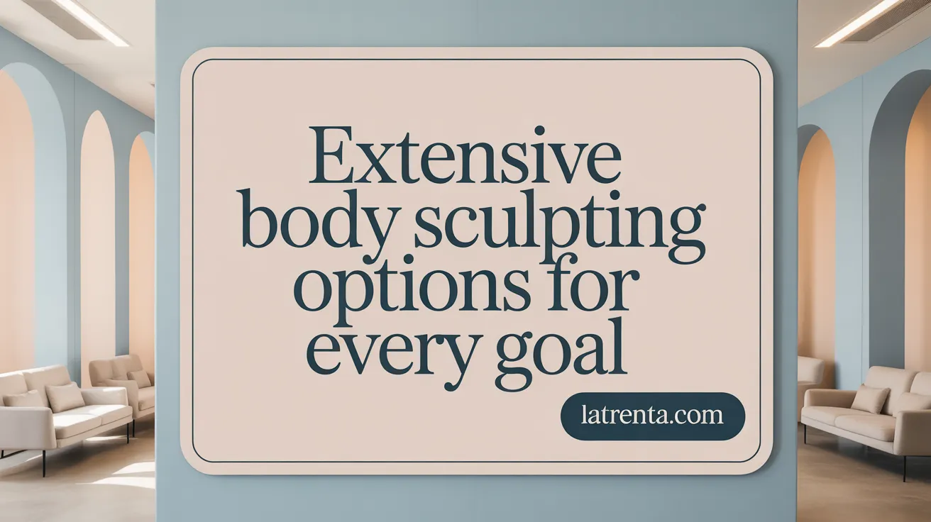 Extensive Body Sculpting Options for Every Goal