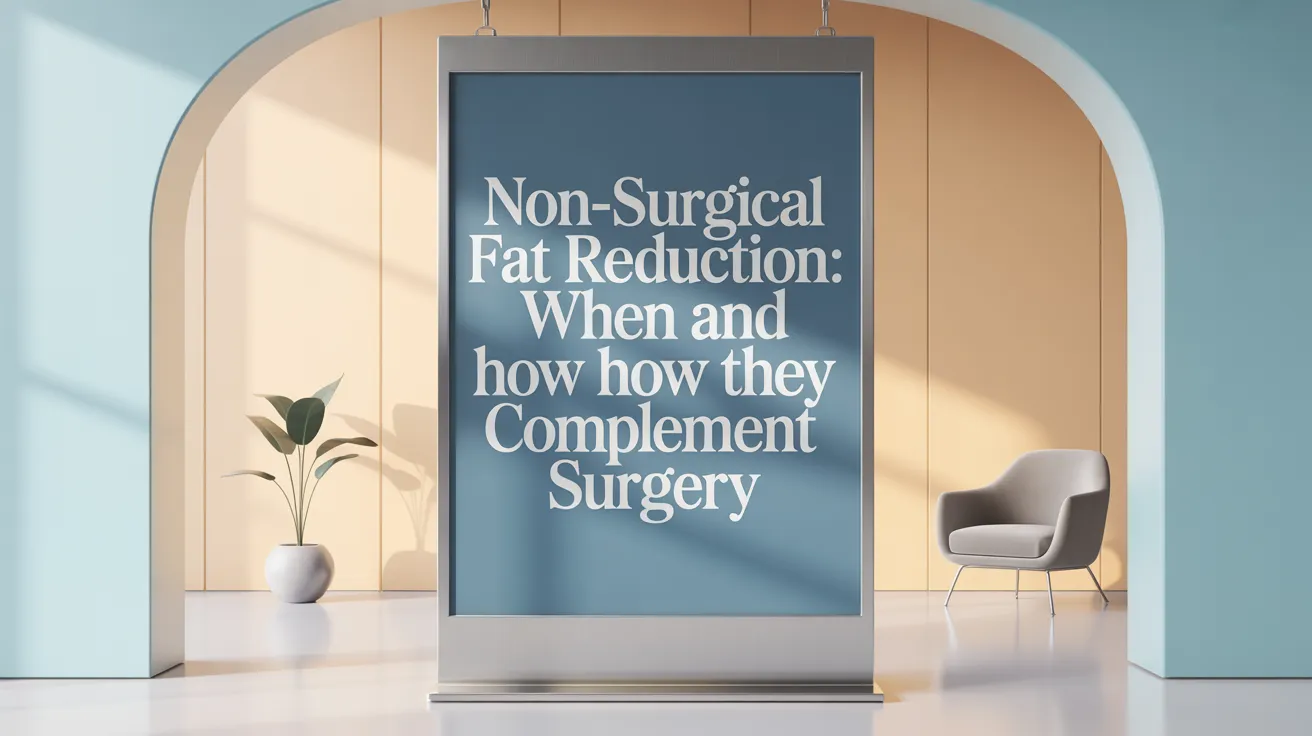 Non-Surgical Fat Reduction: When and How They Complement Surgery