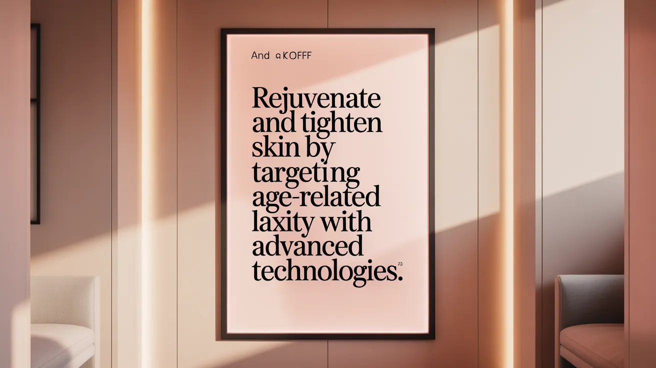Rejuvenate and tighten skin by targeting age-related laxity with advanced technologies.