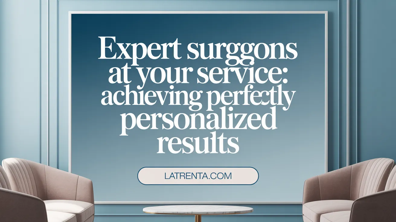 Expert Surgeons at Your Service: Achieving Perfectly Personalized Results