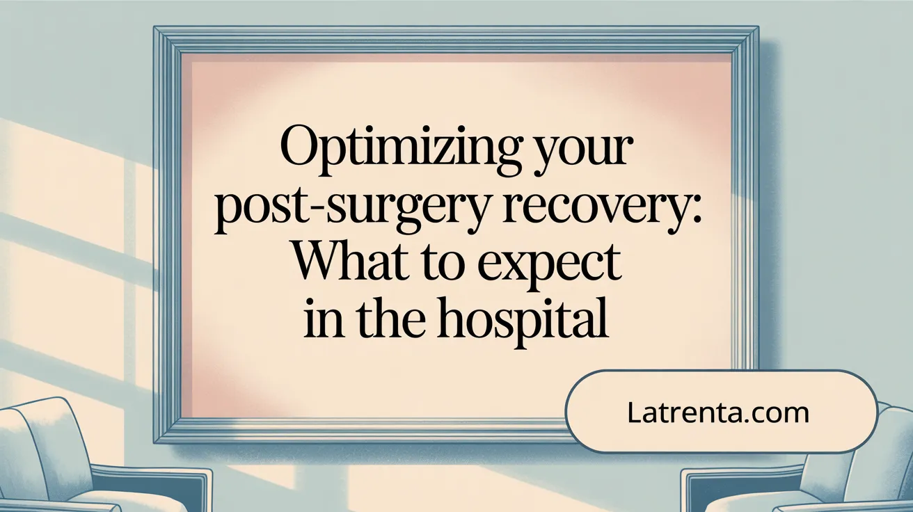 Optimizing Your Post-Surgery Recovery: What to Expect in the Hospital