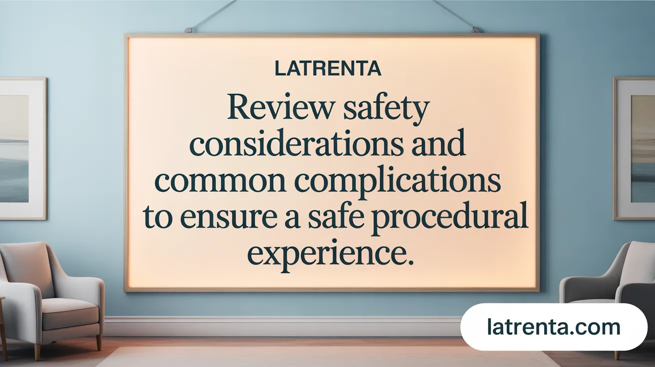 Review safety considerations and common complications to ensure a safe procedural experience.