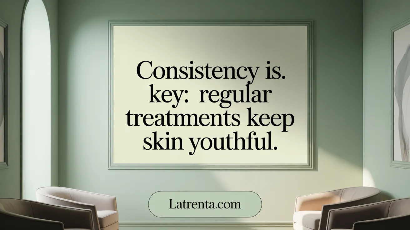 Consistency is Key: Regular Treatments Keep Skin Youthful