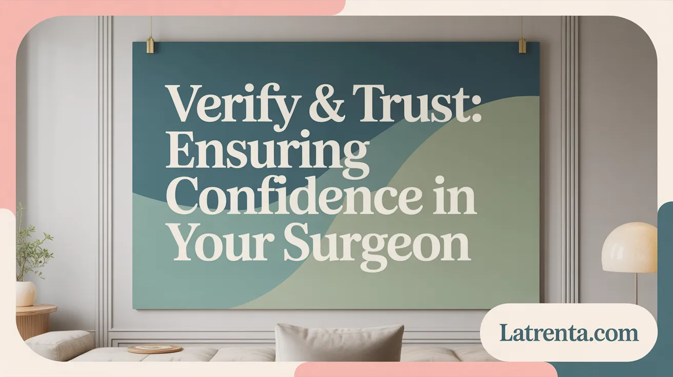 Verify & Trust: Ensuring Confidence in Your Surgeon