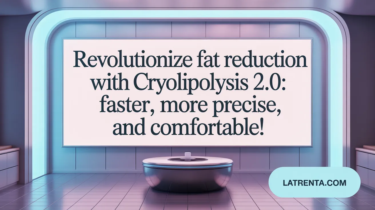 Revolutionize Fat Reduction with Cryolipolysis 2.0: Faster, More Precise, and Comfortable!