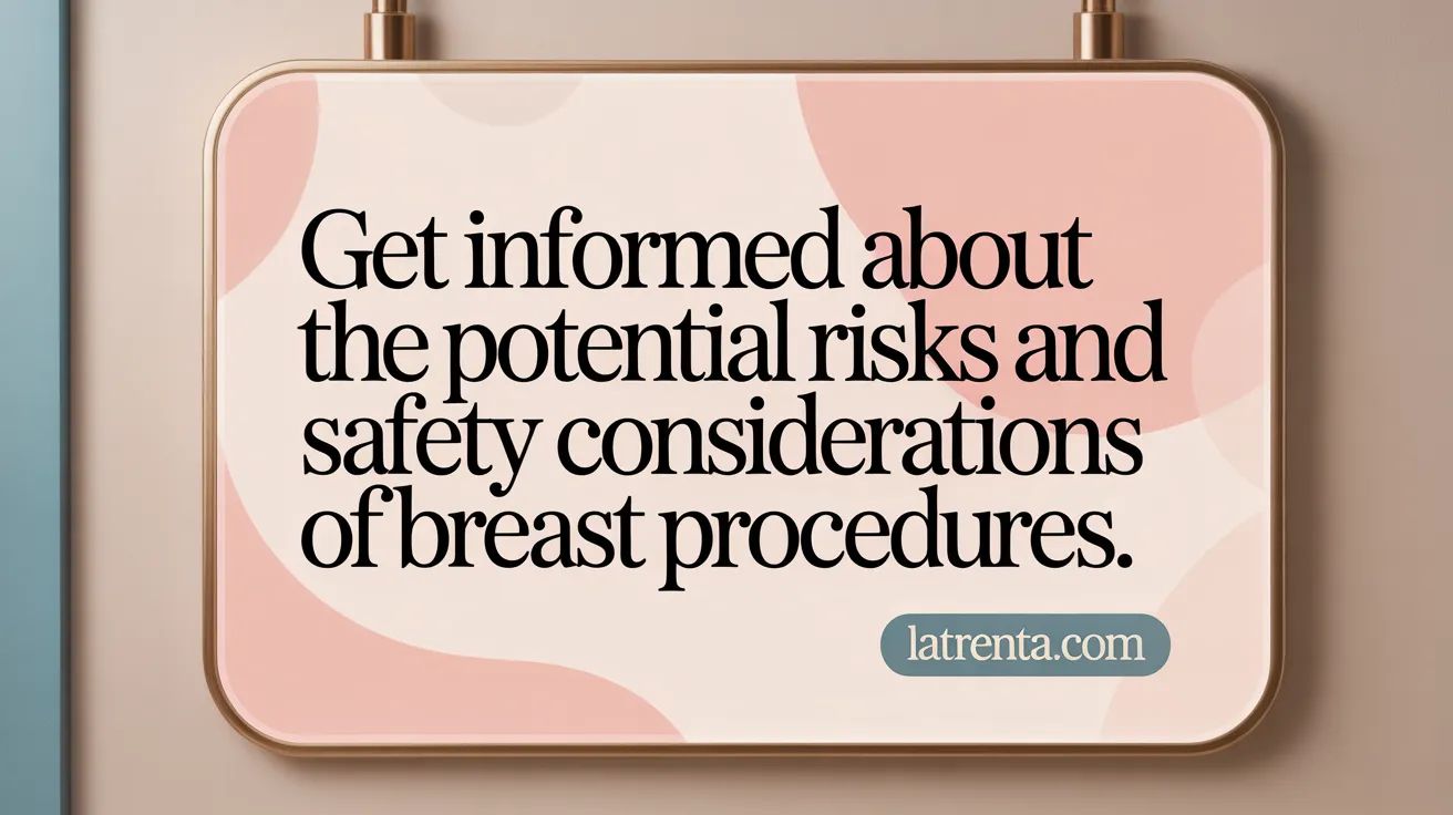 Get informed about the potential risks and safety considerations of breast procedures.