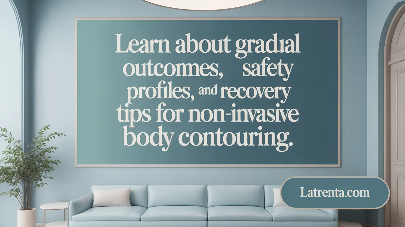 Learn about gradual outcomes, safety profiles, and recovery tips for non-invasive body contouring.
