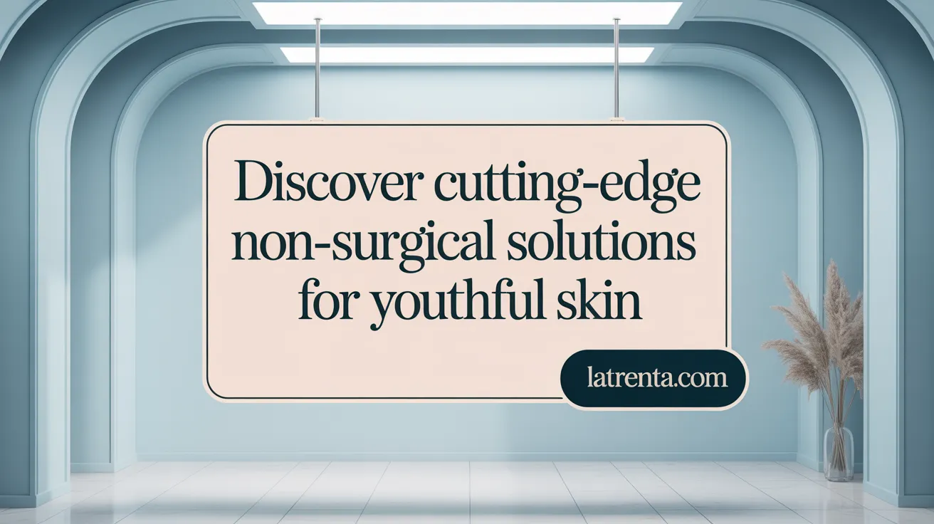 Discover Cutting-Edge Non-Surgical Solutions for Youthful Skin