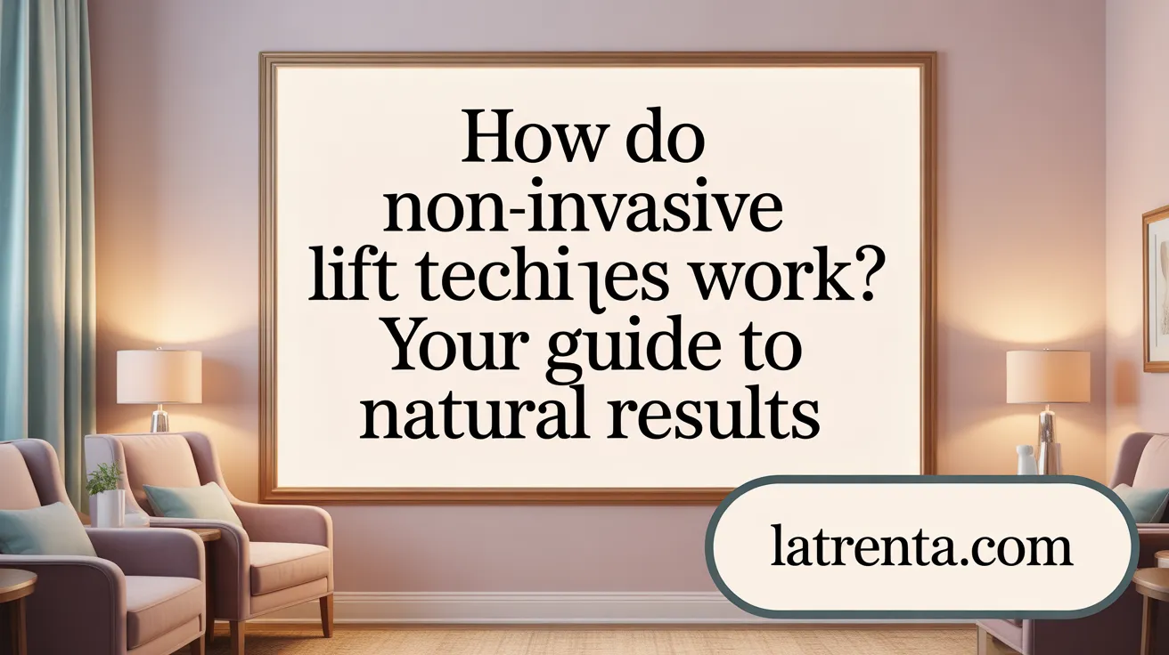 How Do Non-Invasive Lift Techniques Work? Your Guide to Natural Results