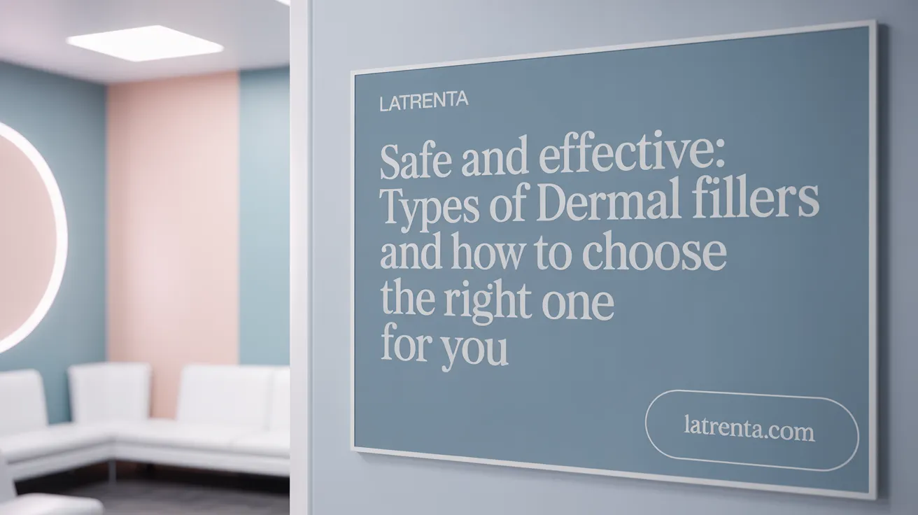 Safe and Effective: Types of Dermal Fillers and How to Choose the Right One for You