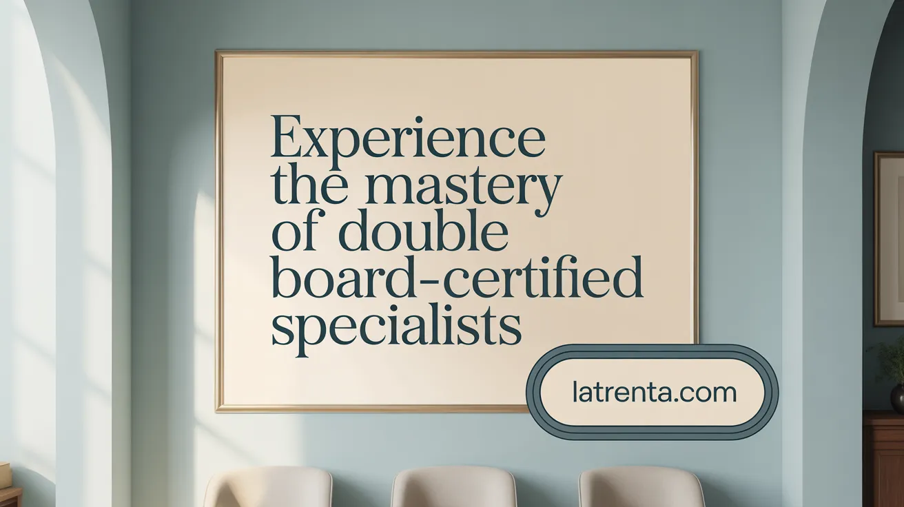 Experience the Mastery of Double Board-Certified Specialists