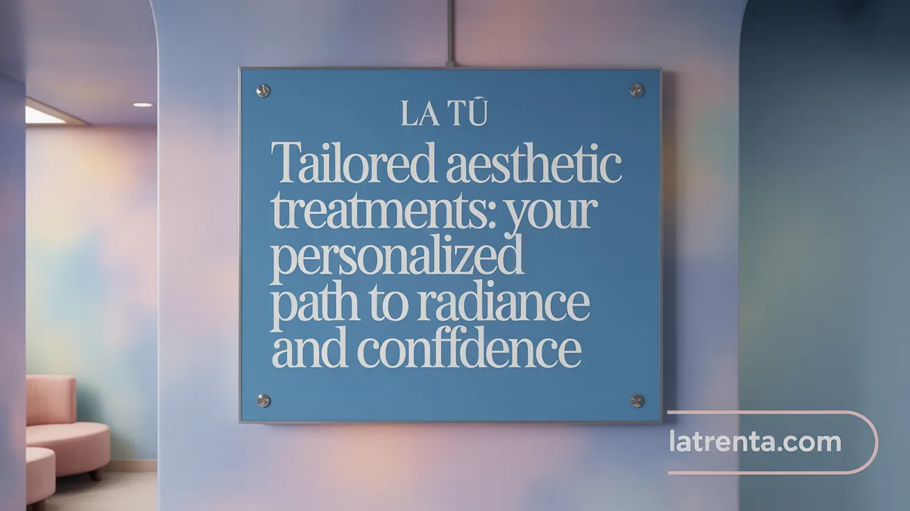 Tailored Aesthetic Treatments: Your Personalized Path to Radiance and Confidence