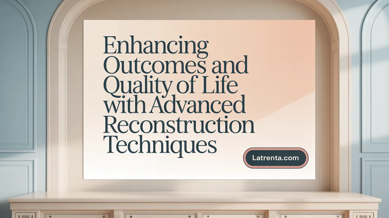 Enhancing Outcomes and Quality of Life with Advanced Reconstruction Techniques