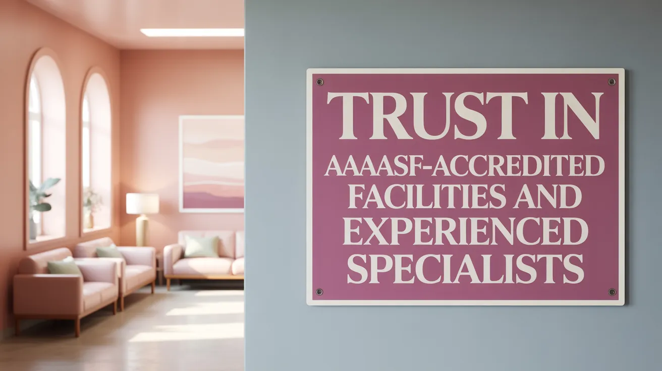 Trust in AAAASF-Accredited Facilities and Experienced Specialists