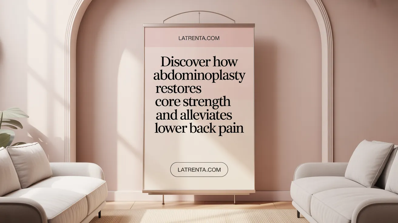 Discover How Abdominoplasty Restores Core Strength and Alleviates Lower Back Pain