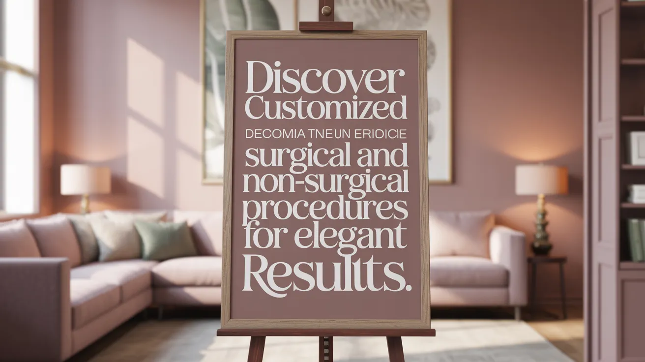 Discover Customized Surgical and Non-Surgical Procedures for Elegant Results