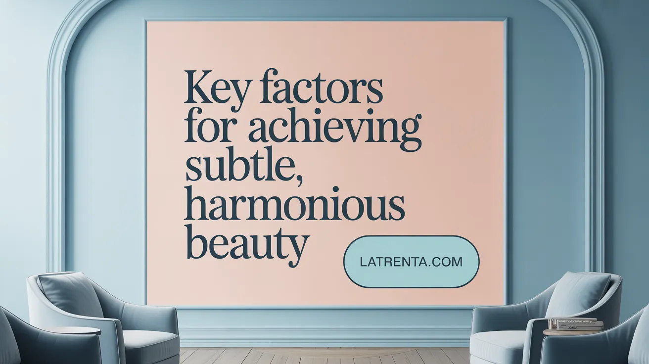 Key Factors for Achieving Subtle, Harmonious Beauty