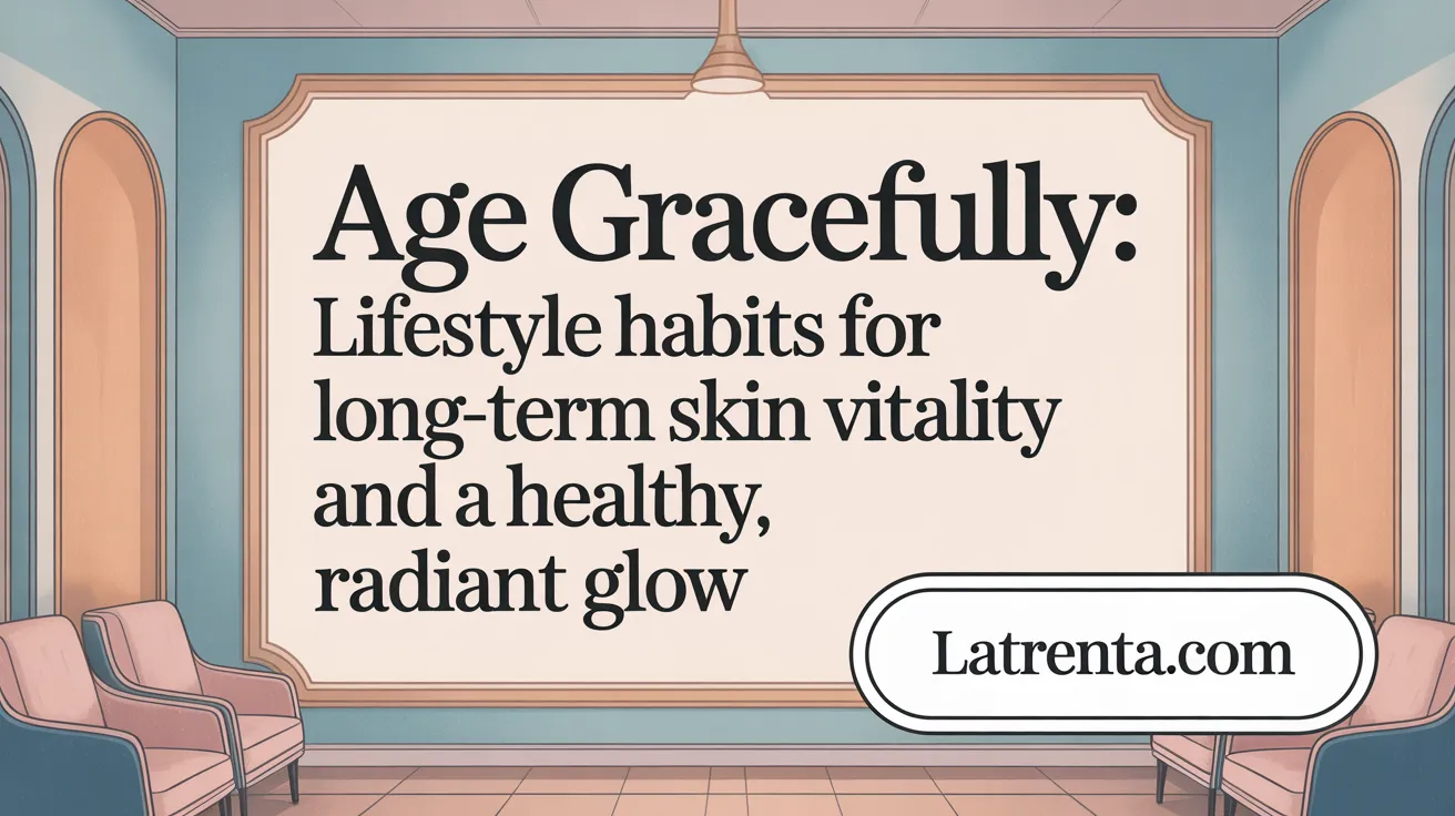 Age Gracefully: Lifestyle Habits for Long-Term Skin Vitality and Youthful Glow
