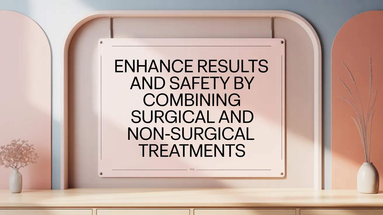 Enhance Results and Safety by Combining Surgical and Non-Surgical Treatments