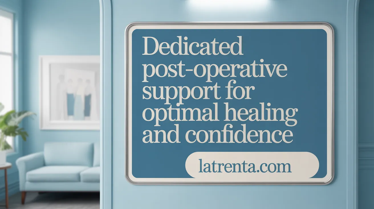 Dedicated Post-Operative Support for Optimal Healing and Confidence