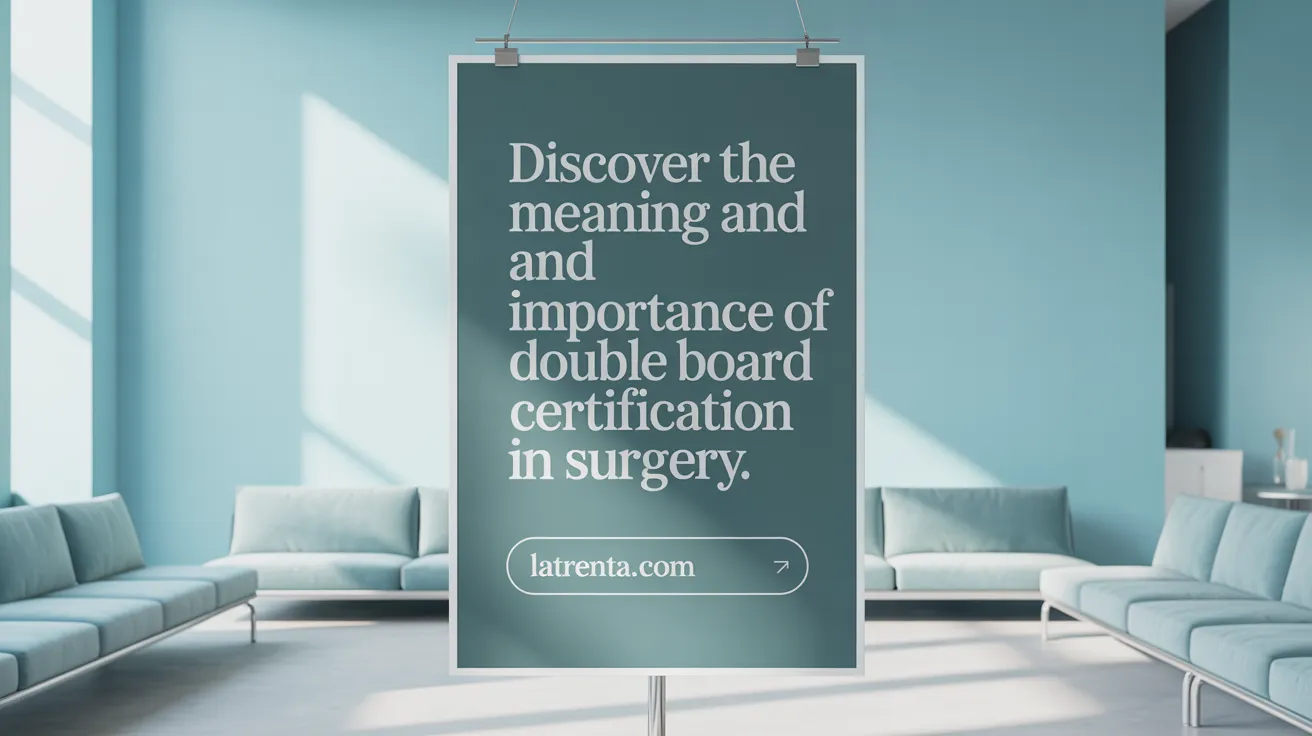 Discover the Meaning and Importance of Double Board Certification in Surgery