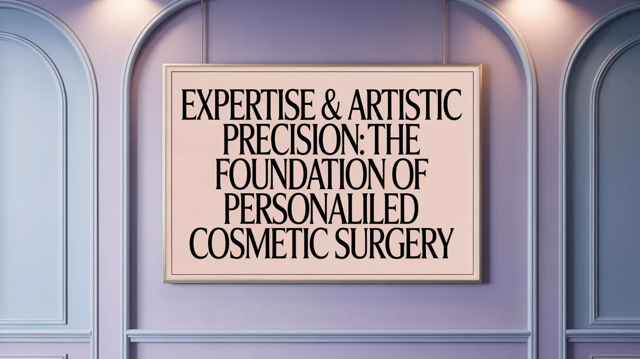 Expertise & Artistic Precision: The Foundation of Personalized Cosmetic Surgery