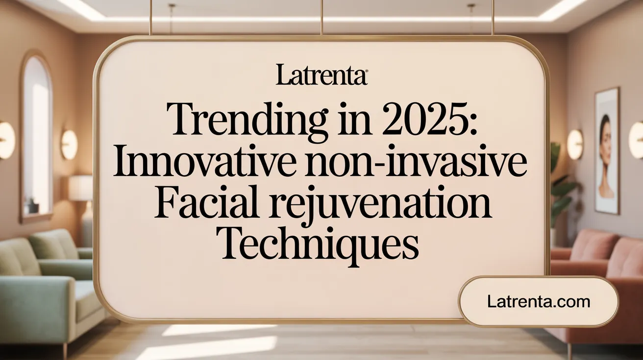 Trending in 2025: Non-Invasive Facial Rejuvenation Techniques