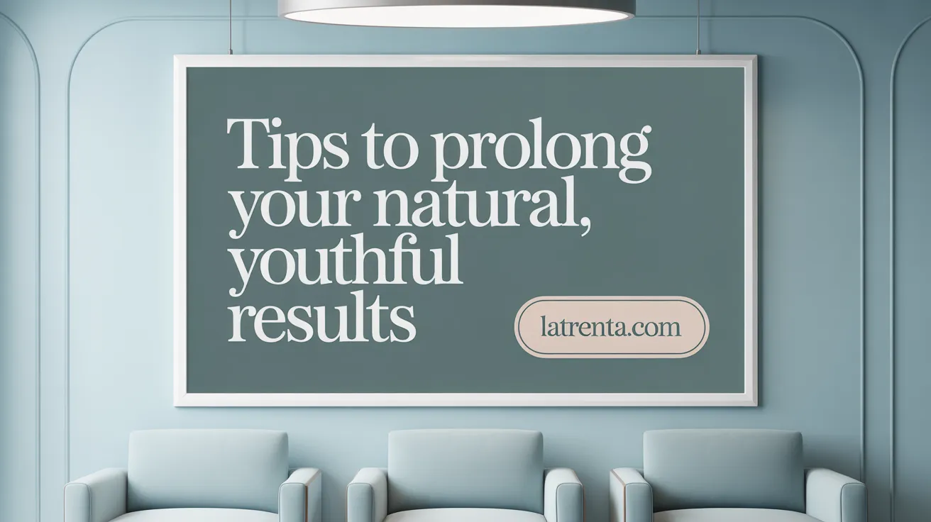 Tips to Prolong Your Natural, Youthful Results