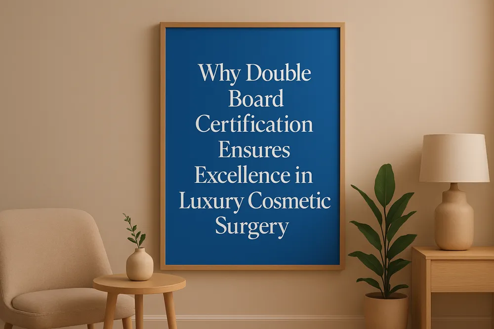 Why Double Board Certification Ensures Excellence in Luxury Cosmetic Surgery