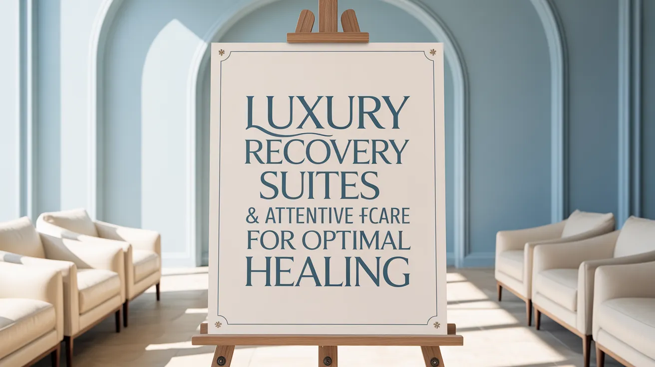 Luxury Recovery Suites & Attentive Aftercare for Optimal Healing