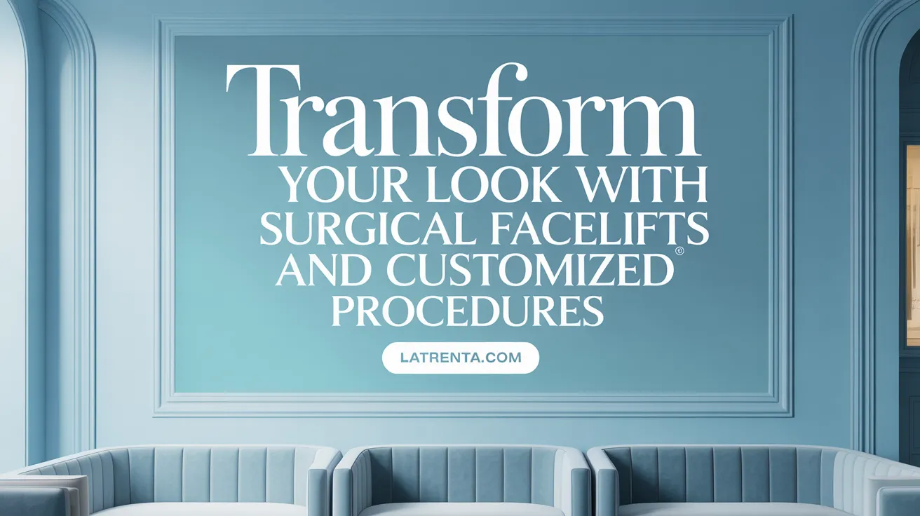 Transform Your Look with Surgical Facelifts and Customized Procedures