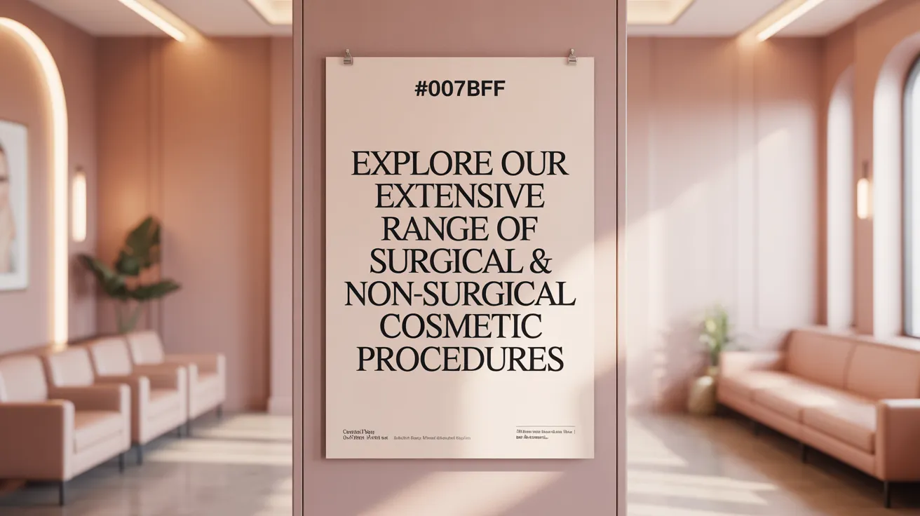 Explore Our Extensive Range of Surgical & Non-Surgical Cosmetic Procedures