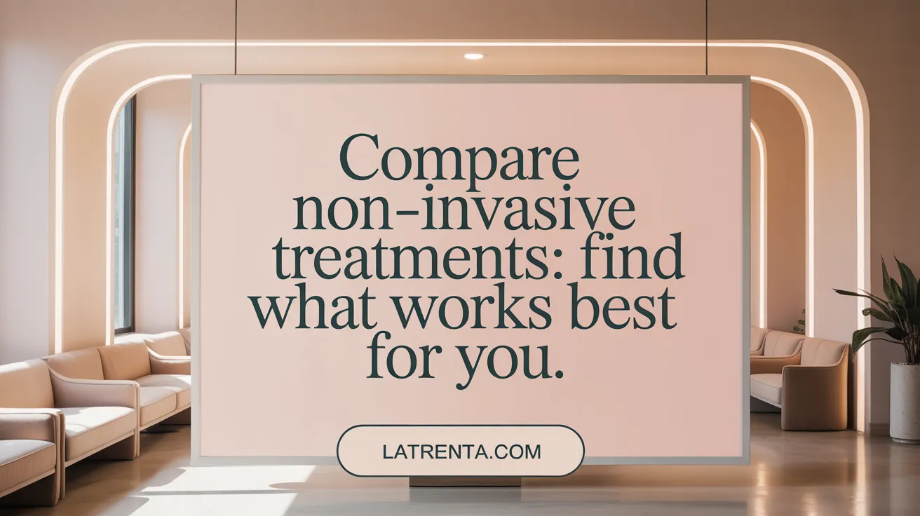 Compare Non-Invasive Treatments: Find What Works Best for You